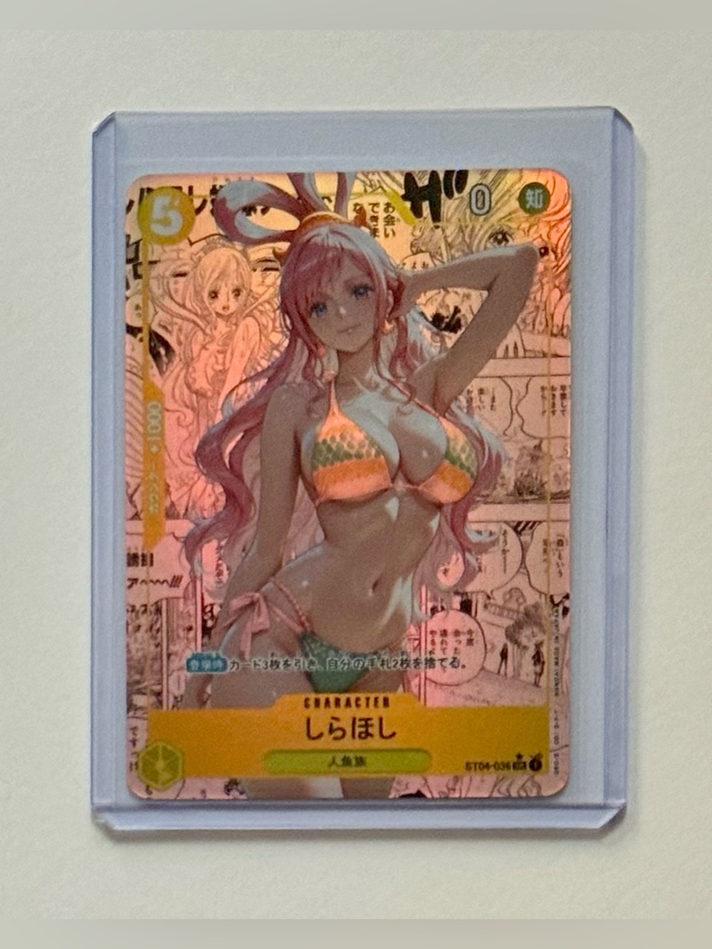 Shirahoshi One Piece Alt Art Manga Fan Art DIY Custom Card For Display